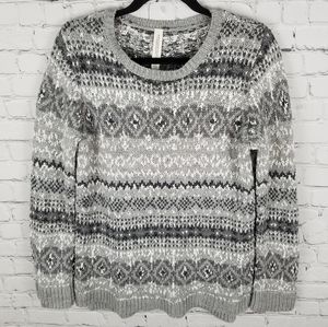 AEROPOSTALE | fair isle nordic cozy knit sweater